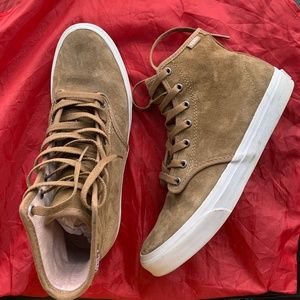 Brown Suede Vans Hi Tops